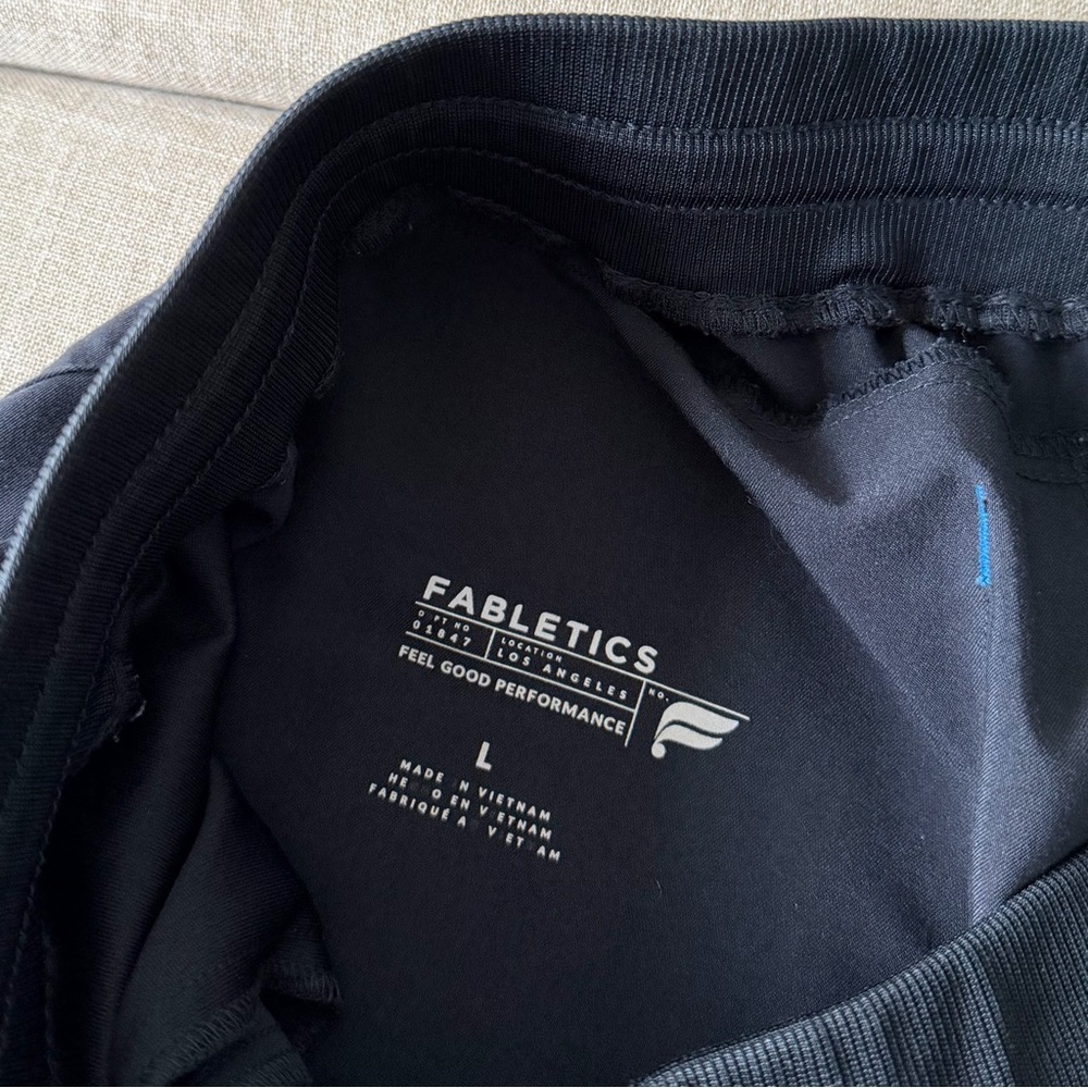 Fabletics Black Scrub Jogger Set - image 7